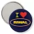 Przypinka lusterko I love Rival