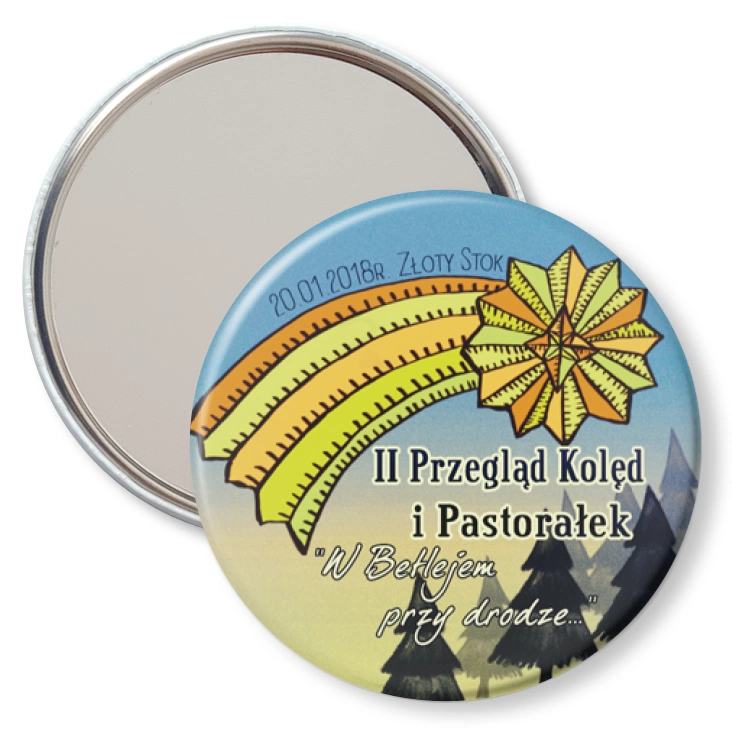 przypinka lusterko II Przegląd Kolęd i Pastorałek