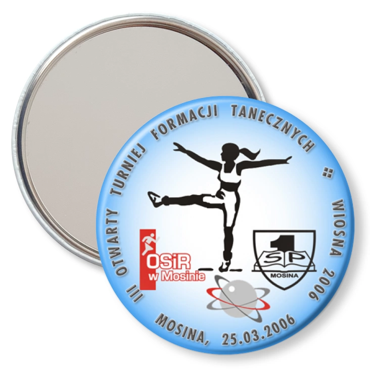 przypinka lusterko III Otwarty Turniej Formacji Tanecznych