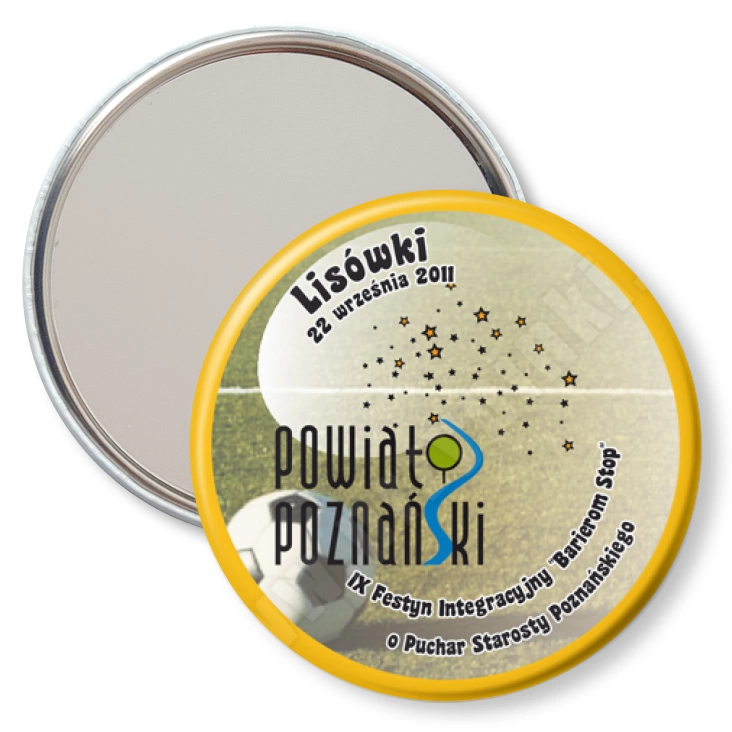 przypinka lusterko IX Festyn Integracyjny - Barierom Stop