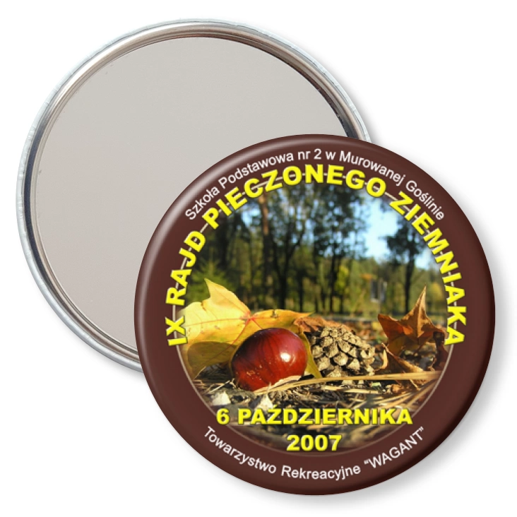 przypinka lusterko IX Rajd Pieczonego Ziemniaka