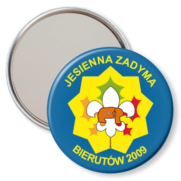przypinka lusterko Jesienna zadyma