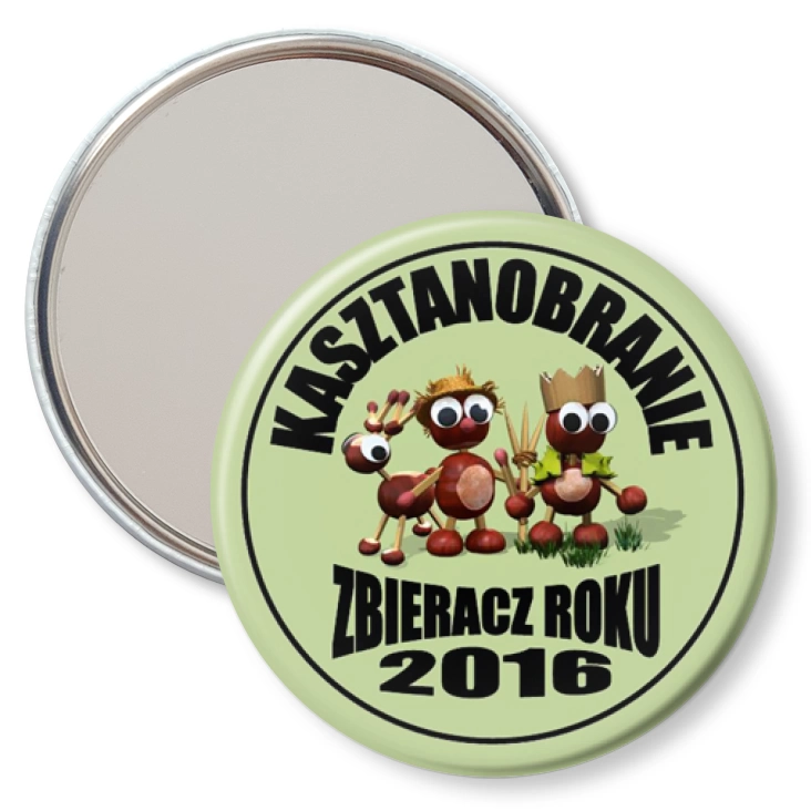 przypinka lusterko Kasztanobranie 2016