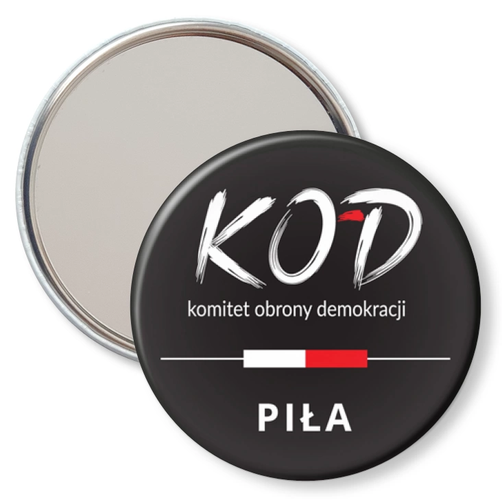 przypinka lusterko KOD Piła