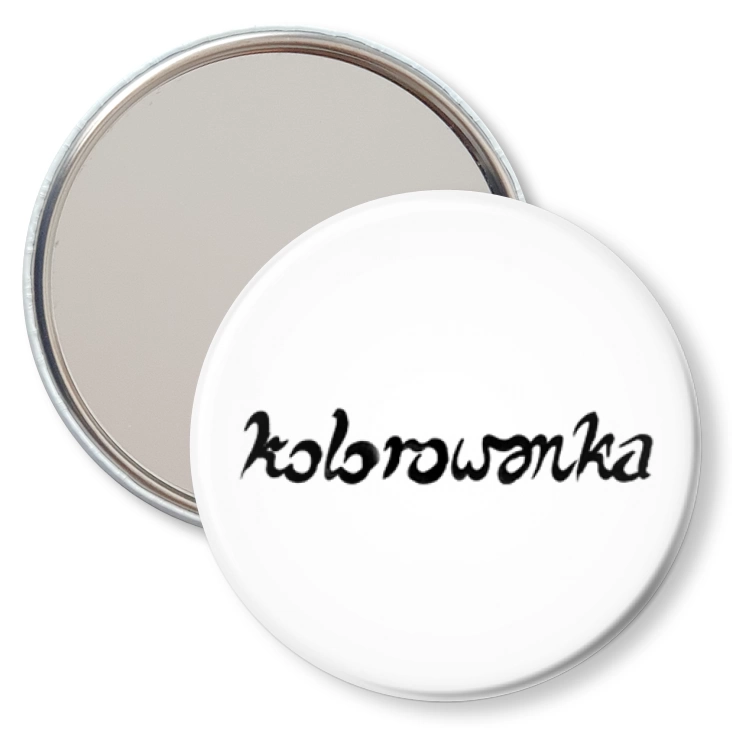 przypinka lusterko Kolorowanka