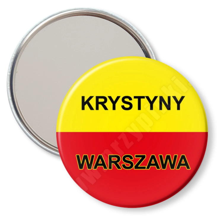 przypinka lusterko Krystyny