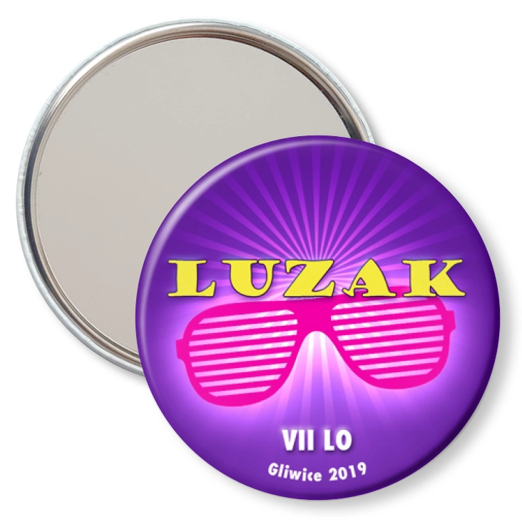 przypinka lusterko Luzak