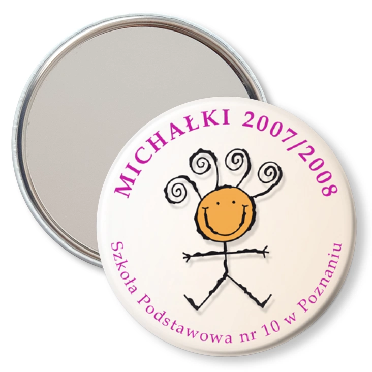 przypinka lusterko Michałki