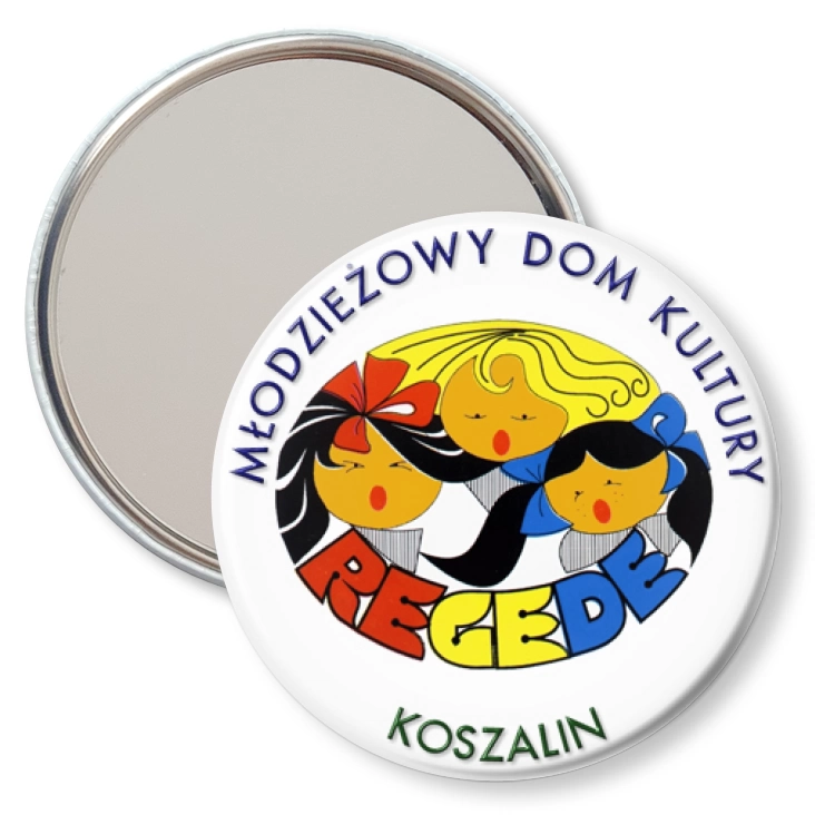 przypinka lusterko Młodzieżowy Dom Kultury
