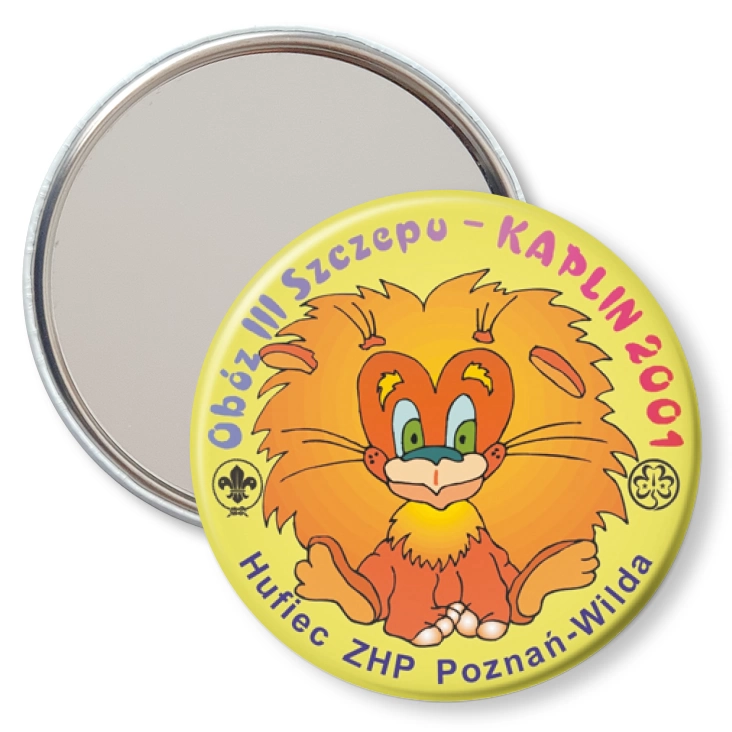przypinka lusterko Obóz III Szczepu - Kaplin