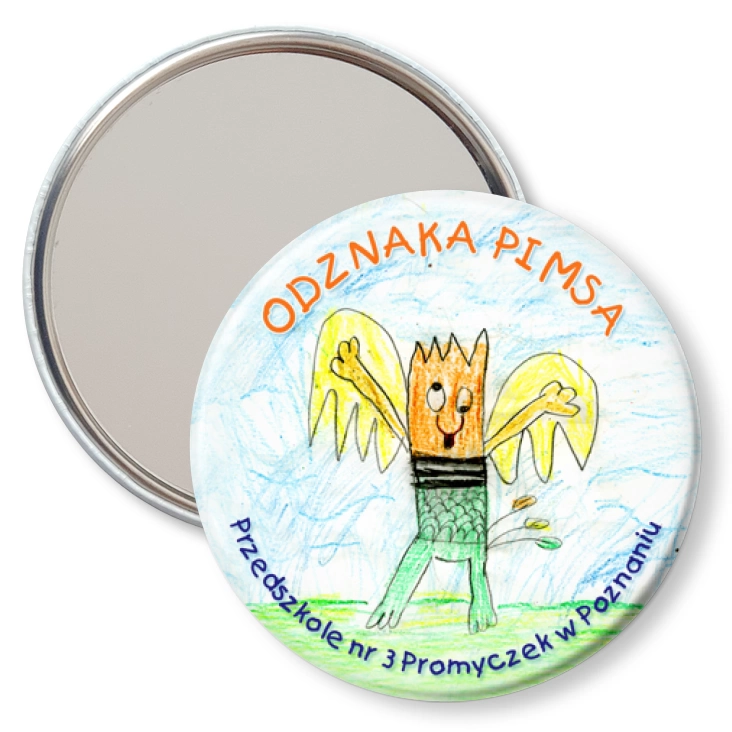 przypinka lusterko Odznaka Pimsa