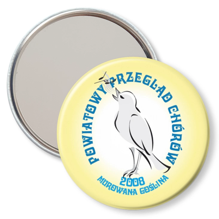 przypinka lusterko Powiatowy Przegląd Chórów