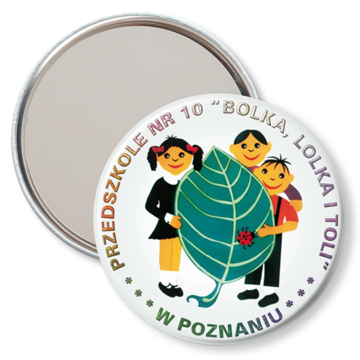 przypinka lusterko Przedszkole nr 10