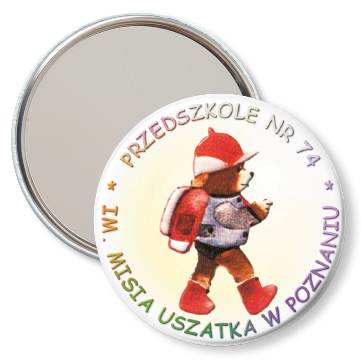 przypinka lusterko Przedszkole nr 74