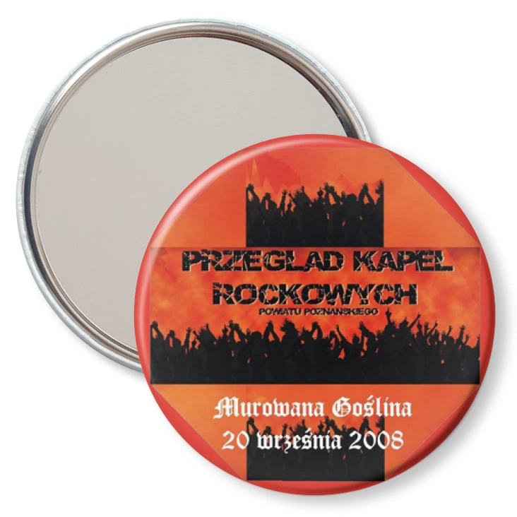 przypinka lusterko Przegląd Kapel Rockowych