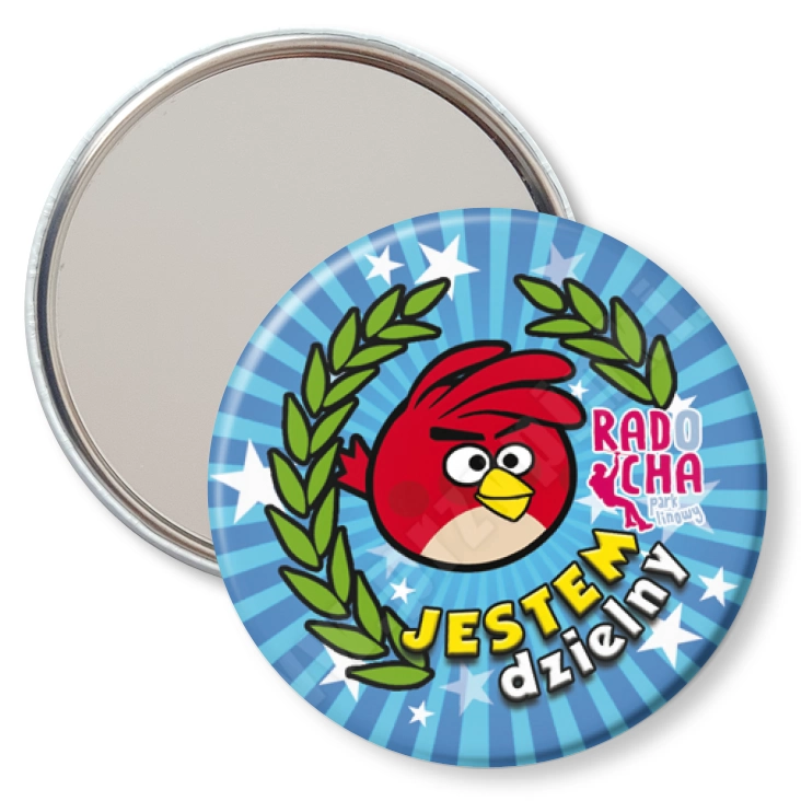 przypinka lusterko Radocha - jestem dzielny