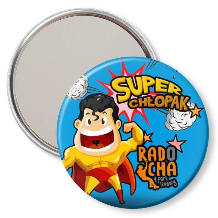 przypinka lusterko Radocha - Super Chłopak
