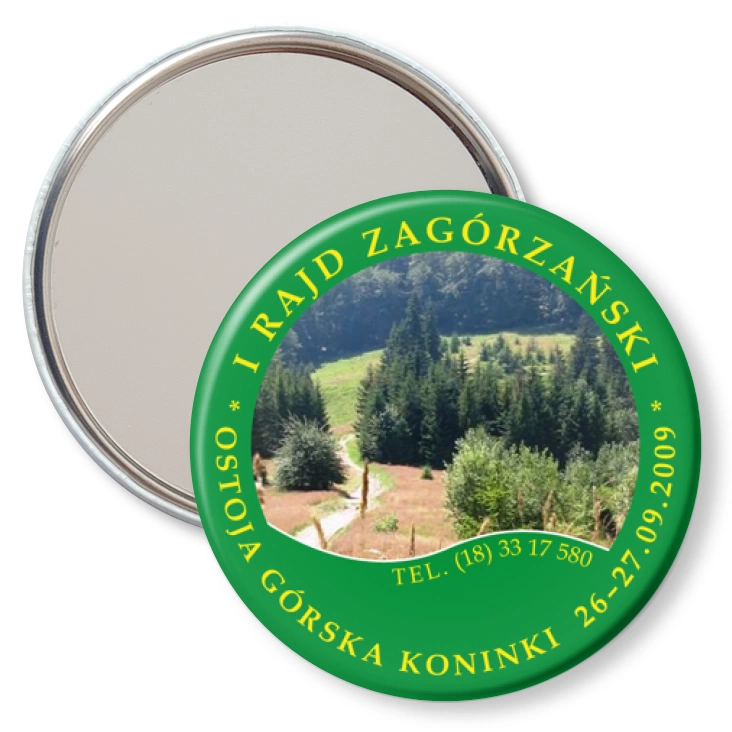 przypinka lusterko Rajd Zagórzański
