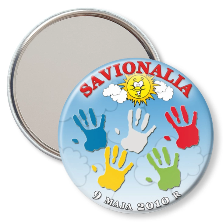 przypinka lusterko Savionalia 2010