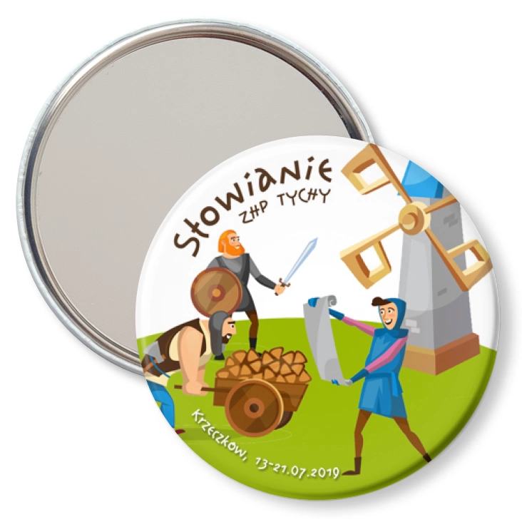 przypinka lusterko Słowianie