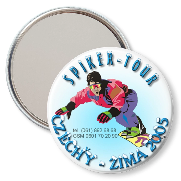 przypinka lusterko Spiker-Tour Czechy