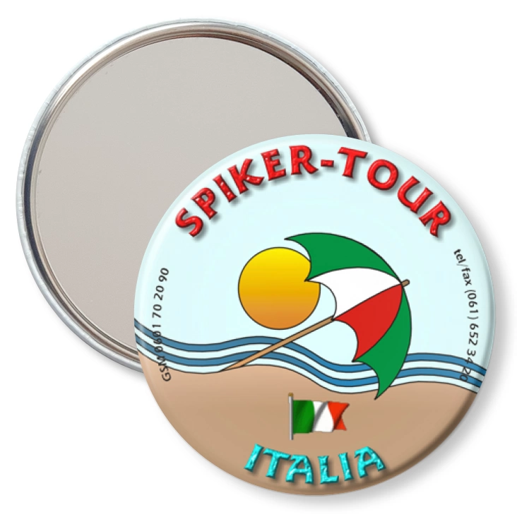 przypinka lusterko Spiker-Tour Italia