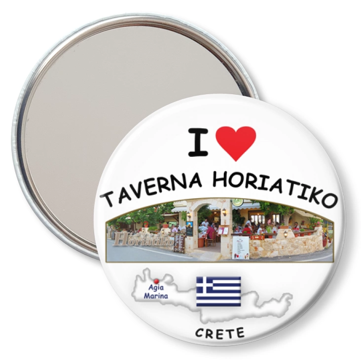 przypinka lusterko Taverna Horiatiko