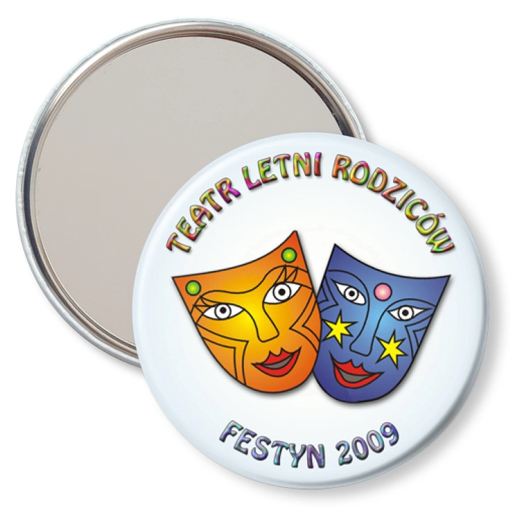 przypinka lusterko Teatr Letni Rodziców