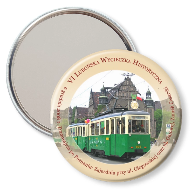 przypinka lusterko VI Lubońska Wycieczka Historyczna