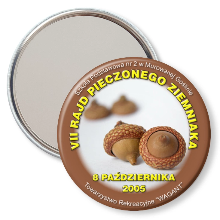przypinka lusterko VII Rajd Pieczonego Ziemniaka