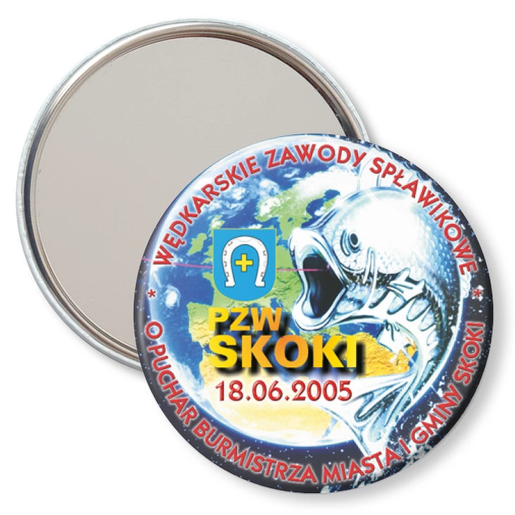 przypinka lusterko Wędkarskie Zawody Spławikowe 2005