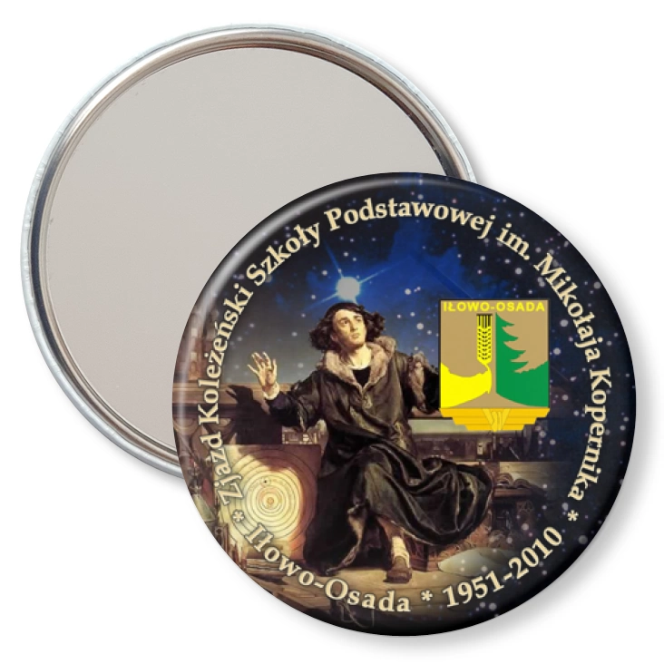 przypinka lusterko Zjazd Koleżeński SP Iłowo-Osada 2010