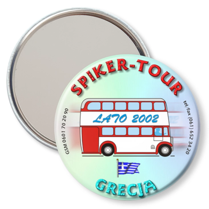 przypinka lusterko Spiker-Tour Grecja