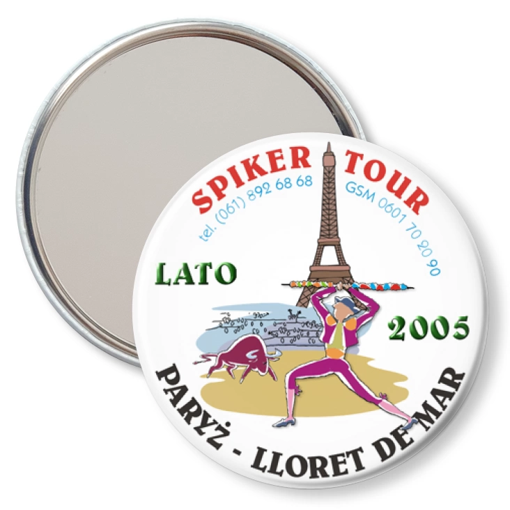 przypinka lusterko Spiker-Tour Paryż