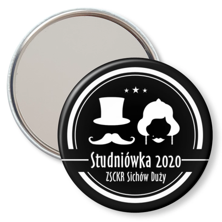 przypinka lusterko Studniówka