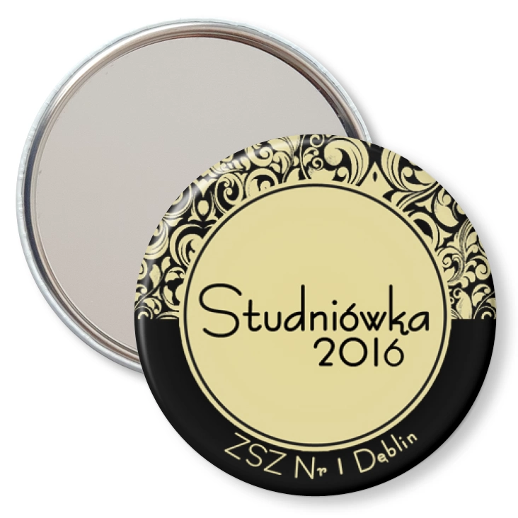 przypinka lusterko Studniówka - ZSZ Nr1 Dęblin