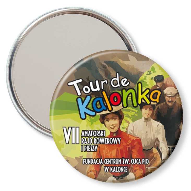 przypinka lusterko Tour de Kalonka