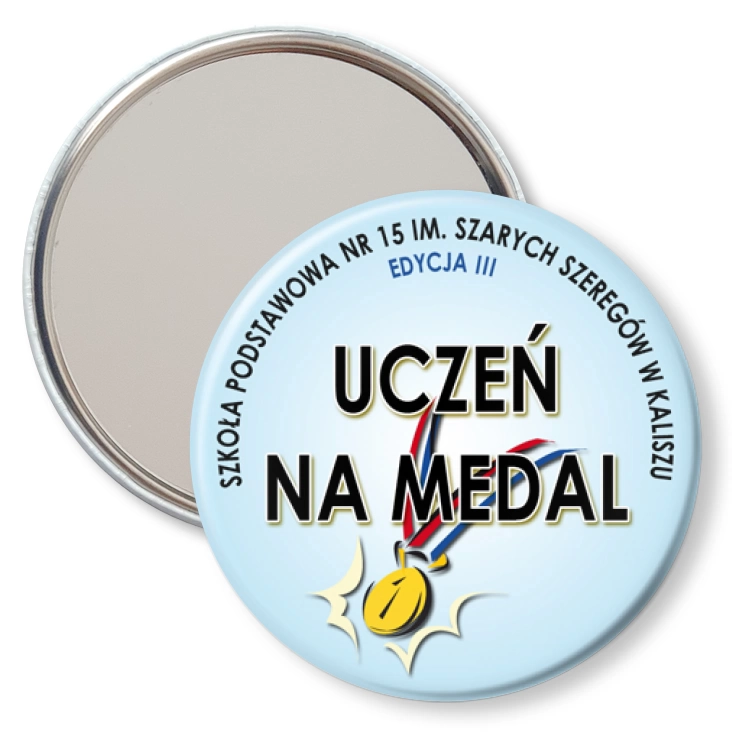 przypinka lusterko Uczeń na medal - edycja III