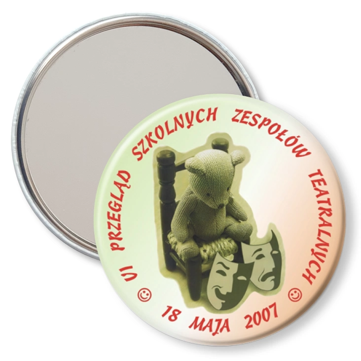 przypinka lusterko VI Przegląd Szkolnych Zespołów Teatralnych