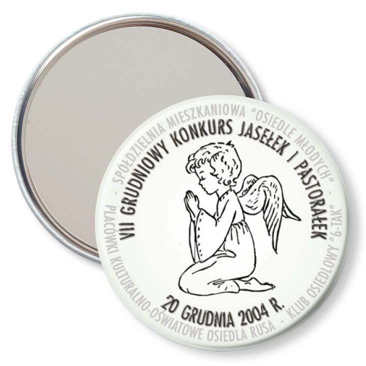 przypinka lusterko VII Grudniowy Konkurs jasełek i Pastorałek
