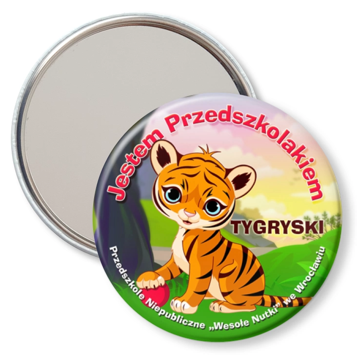przypinka lusterko Wesołe Nutki