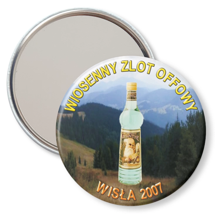 przypinka lusterko Wiosenny Zlot Offowy - Wisła 2007