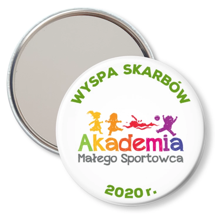 przypinka lusterko Wyspa skarbów 2020