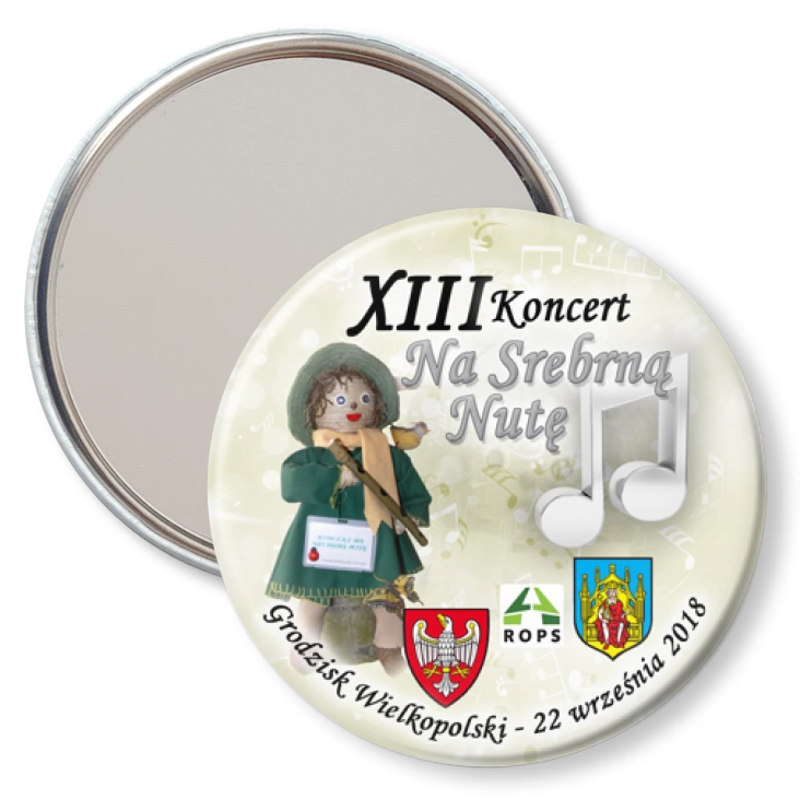 przypinka lusterko XIII Koncert Na Srebrną Nutę