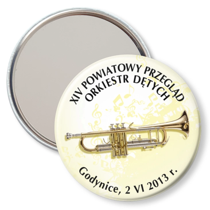 przypinka lusterko XIV Powiatowy Przegląd Orkiestr Dętych