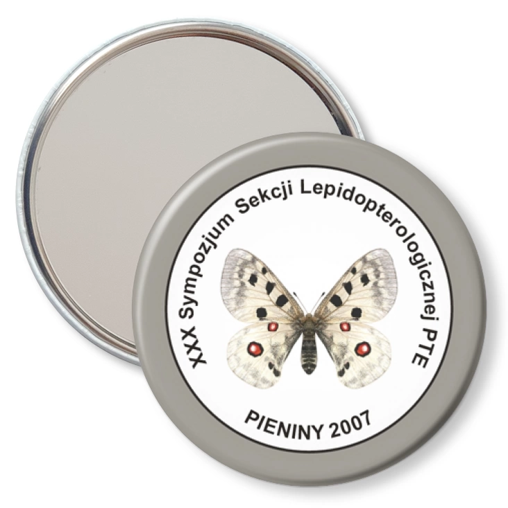 przypinka lusterko XXX Sympozjum Sekcji Lepidopterologicznej PTE - PIENINY 2007