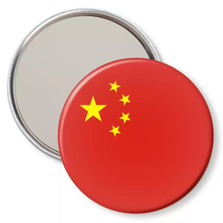 przypinka lusterko Flaga Chiny