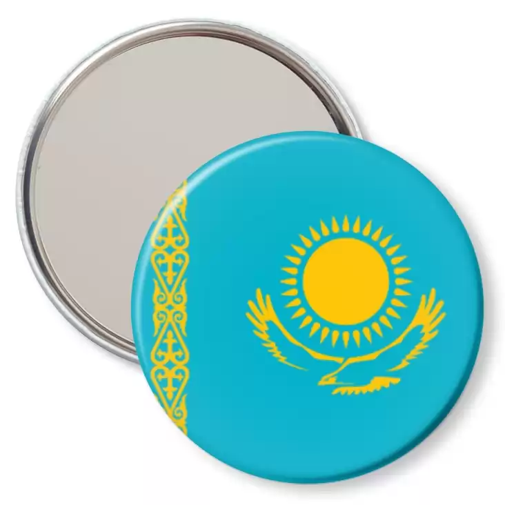 przypinka lusterko Flaga Kazachstan