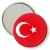 Przypinka lusterko Flaga Turcja