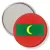 Przypinka lusterko maldivei